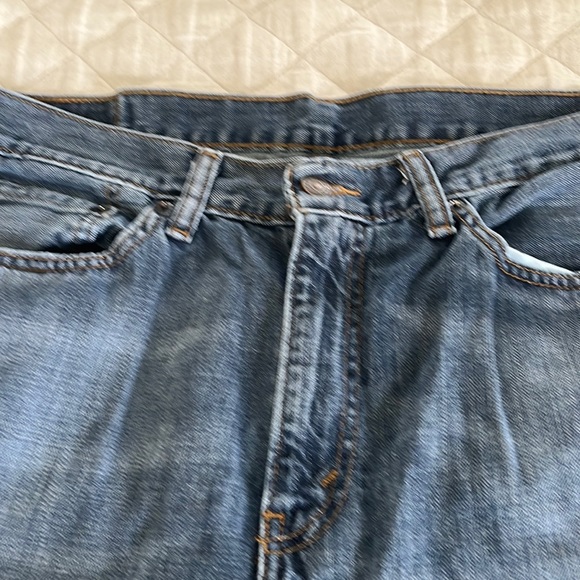 Levi’s 514 distressed indigo jeans - Picture 1 of 4